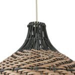 GLOBOSTAR® SEYCHELLES 01948 Boho Κρεμαστό Φωτιστικό Οροφής με Ντουί 1 x E27 AC 220-240V IP20 - Καφέ & Λαδί - Μ40 x Π40 x Υ40cm - Image 8