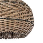 GLOBOSTAR® SEYCHELLES 01948 Boho Κρεμαστό Φωτιστικό Οροφής με Ντουί 1 x E27 AC 220-240V IP20 - Καφέ & Λαδί - Μ40 x Π40 x Υ40cm - Image 9