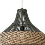 GLOBOSTAR® SEYCHELLES 01949 Boho Κρεμαστό Φωτιστικό Οροφής με Ντουί 1 x E27 AC 220-240V IP20 - Καφέ & Λαδί - Μ60 x Π60 x Υ60cm - Image 8