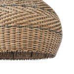 GLOBOSTAR® SEYCHELLES 01949 Boho Κρεμαστό Φωτιστικό Οροφής με Ντουί 1 x E27 AC 220-240V IP20 - Καφέ & Λαδί - Μ60 x Π60 x Υ60cm - Image 9