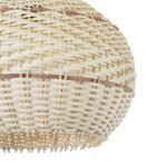 GLOBOSTAR® SANTACRUZ 01950 Boho Κρεμαστό Φωτιστικό Οροφής με Ντουί 1 x E27 AC 220-240V IP20 - Μπεζ & Καφέ - Μ40 x Π40 x Υ40cm - Image 9