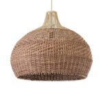 GLOBOSTAR® PANAMA 01953 Boho Κρεμαστό Φωτιστικό Οροφής με Ντουί 1 x E27 AC 220-240V IP20 - Μπεζ & Καφέ - Μ60 x Π60 x Υ60cm - Image 2