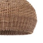 GLOBOSTAR® PANAMA 01953 Boho Κρεμαστό Φωτιστικό Οροφής με Ντουί 1 x E27 AC 220-240V IP20 - Μπεζ & Καφέ - Μ60 x Π60 x Υ60cm - Image 9