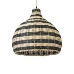 GLOBOSTAR® JAMAICA 01954 Boho Κρεμαστό Φωτιστικό Οροφής με Ντουί 1 x E27 AC 220-240V IP20 - Μπεζ & Λαδί - Μ40 x Π40 x Υ37cm - Image 2