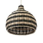 GLOBOSTAR® JAMAICA 01954 Boho Κρεμαστό Φωτιστικό Οροφής με Ντουί 1 x E27 AC 220-240V IP20 - Μπεζ & Λαδί - Μ40 x Π40 x Υ37cm - Image 6