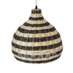 GLOBOSTAR® JAMAICA 01954 Boho Κρεμαστό Φωτιστικό Οροφής με Ντουί 1 x E27 AC 220-240V IP20 - Μπεζ & Λαδί - Μ40 x Π40 x Υ37cm - Image 7