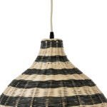 GLOBOSTAR® JAMAICA 01954 Boho Κρεμαστό Φωτιστικό Οροφής με Ντουί 1 x E27 AC 220-240V IP20 - Μπεζ & Λαδί - Μ40 x Π40 x Υ37cm - Image 8