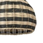 GLOBOSTAR® JAMAICA 01954 Boho Κρεμαστό Φωτιστικό Οροφής με Ντουί 1 x E27 AC 220-240V IP20 - Μπεζ & Λαδί - Μ40 x Π40 x Υ37cm - Image 9