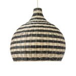 GLOBOSTAR® JAMAICA 01955 Boho Κρεμαστό Φωτιστικό Οροφής με Ντουί 1 x E27 AC 220-240V IP20 - Μπεζ & Λαδί - Μ60 x Π60 x Υ60cm - Image 5