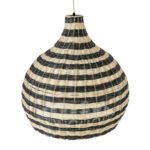 GLOBOSTAR® JAMAICA 01955 Boho Κρεμαστό Φωτιστικό Οροφής με Ντουί 1 x E27 AC 220-240V IP20 - Μπεζ & Λαδί - Μ60 x Π60 x Υ60cm - Image 7