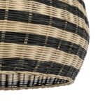 GLOBOSTAR® JAMAICA 01955 Boho Κρεμαστό Φωτιστικό Οροφής με Ντουί 1 x E27 AC 220-240V IP20 - Μπεζ & Λαδί - Μ60 x Π60 x Υ60cm - Image 9