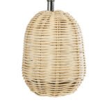 GLOBOSTAR® HASUMI 01958 Boho Επιτραπέζιο Φωτιστικό Πορτατίφ με Ντουί 1 x E27 AC 220-240V IP20 - Μπεζ & Λευκό - Μ18 x Π18 x Υ36cm - Image 6