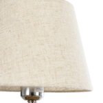 GLOBOSTAR® HOLOKAI 01960 Boho Επιτραπέζιο Φωτιστικό Πορτατίφ με Ντουί 1 x E27 AC 220-240V IP20 - Μπεζ & Λευκό - Μ23 x Π23 x Υ40cm - Image 5