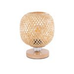 GLOBOSTAR® KERRY 01981 Boho Επιτραπέζιο Φωτιστικό Πορτατίφ με Ντουί 1 x E27 AC 220-240V IP20 - Μπεζ - Μ18 x Π18 x Υ25cm - Image 2