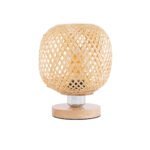 GLOBOSTAR® KERRY 01981 Boho Επιτραπέζιο Φωτιστικό Πορτατίφ με Ντουί 1 x E27 AC 220-240V IP20 - Μπεζ - Μ18 x Π18 x Υ25cm - Image 3