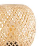 GLOBOSTAR® KERRY 01981 Boho Επιτραπέζιο Φωτιστικό Πορτατίφ με Ντουί 1 x E27 AC 220-240V IP20 - Μπεζ - Μ18 x Π18 x Υ25cm - Image 5