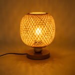 GLOBOSTAR® KERRY 01981 Boho Επιτραπέζιο Φωτιστικό Πορτατίφ με Ντουί 1 x E27 AC 220-240V IP20 - Μπεζ - Μ18 x Π18 x Υ25cm - Image 8