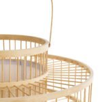 GLOBOSTAR® SORENIA 02003 Boho Επιδαπέδιο Φωτιστικό με Ντουί 1 x E27 AC 220-240V IP20 - Μπεζ - Μ48 x Π48 x Υ27cm - Image 5