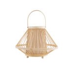 GLOBOSTAR® CATHY 02006 Boho Επιδαπέδιο Φωτιστικό Πορτατίφ με Ντουί 1 x E27 AC 220-240V IP20 - Μπεζ - Μ30 x Π30 x Υ22cm - Image 3