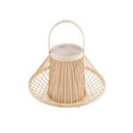 GLOBOSTAR® CATHY 02006 Boho Επιδαπέδιο Φωτιστικό Πορτατίφ με Ντουί 1 x E27 AC 220-240V IP20 - Μπεζ - Μ30 x Π30 x Υ22cm - Image 4