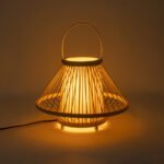 GLOBOSTAR® CATHY 02006 Boho Επιδαπέδιο Φωτιστικό Πορτατίφ με Ντουί 1 x E27 AC 220-240V IP20 - Μπεζ - Μ30 x Π30 x Υ22cm - Image 8