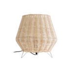 GLOBOSTAR® BOLSON 02010 Boho Επιδαπέδιο Φωτιστικό με Ντουί 1 x E27 AC 220-240V IP20 - Μπεζ & Λευκό - Μ30 x Π30 x Υ30cm - Image 4