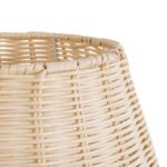 GLOBOSTAR® BOLSON 02010 Boho Επιδαπέδιο Φωτιστικό με Ντουί 1 x E27 AC 220-240V IP20 - Μπεζ & Λευκό - Μ30 x Π30 x Υ30cm - Image 6