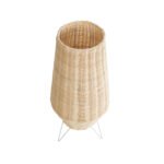 GLOBOSTAR® BOLSON 02012 Boho Επιδαπέδιο Φωτιστικό με Ντουί 1 x E27 AC 220-240V IP20 - Μπεζ & Λευκό - Μ30 x Π30 x Υ70cm - Image 5