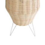 GLOBOSTAR® BOLSON 02012 Boho Επιδαπέδιο Φωτιστικό με Ντουί 1 x E27 AC 220-240V IP20 - Μπεζ & Λευκό - Μ30 x Π30 x Υ70cm - Image 7