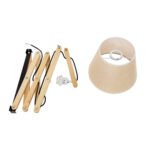 GLOBOSTAR® TALISHA 02028 Μοντέρνο Φωτιστικό Τοίχου - Απλίκα με Ντουί 1 x E27 AC 220-240V IP20 - Μπεζ - Μ100 x Π15 x Υ36cm - Image 9