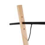 GLOBOSTAR® KELSIE 02029 Μοντέρνο Επιδαπέδιο Φωτιστικό με Ντουί 1 x E27 AC 220-240V IP20 - Μαύρο & Μπεζ - Μ40 x Π125 x Υ140cm - Image 8