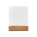 GLOBOSTAR® DERYA 02035 Μοντέρνο Επιτραπέζιο Φωτιστικό Πορτατίφ με Ντουί 1 x E27 AC 220-240V IP20 - Μπεζ - Μ12 x Π12 x Υ15cm - Image 5