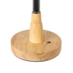 GLOBOSTAR® COVE 02036 Μοντέρνο Επιτραπέζιο Φωτιστικό Πορτατίφ με Ντουί 1 x E27 AC 220-240V IP20 - Μπεζ & Λευκό - Μ12 x Π12 x Υ25cm - Image 6