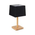 GLOBOSTAR® KOLIPE 02039 Μοντέρνο Επιτραπέζιο Φωτιστικό Πορτατίφ με Ντουί 1 x E27 AC 220-240V IP20 - Μπεζ & Μαύρο - Μ20 x Π20 x Υ38cm - Image 2