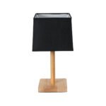 GLOBOSTAR® KOLIPE 02039 Μοντέρνο Επιτραπέζιο Φωτιστικό Πορτατίφ με Ντουί 1 x E27 AC 220-240V IP20 - Μπεζ & Μαύρο - Μ20 x Π20 x Υ38cm - Image 4