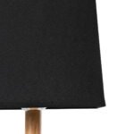 GLOBOSTAR® KOLIPE 02039 Μοντέρνο Επιτραπέζιο Φωτιστικό Πορτατίφ με Ντουί 1 x E27 AC 220-240V IP20 - Μπεζ & Μαύρο - Μ20 x Π20 x Υ38cm - Image 7