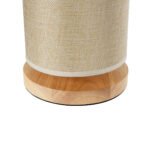 GLOBOSTAR® VALVERDE 02040 Boho Επιτραπέζιο Φωτιστικό Πορτατίφ με Ντουί 1 x E27 AC 220-240V IP20 - Μπεζ - Μ15 x Π15 x Υ30cm - Image 5