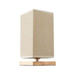 GLOBOSTAR® ARUBA 02041 Boho Επιτραπέζιο Φωτιστικό Πορτατίφ με Ντουί 1 x E27 AC 220-240V IP20 - Μπεζ - Μ15 x Π15 x Υ30cm - Image 4