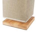 GLOBOSTAR® ARUBA 02041 Boho Επιτραπέζιο Φωτιστικό Πορτατίφ με Ντουί 1 x E27 AC 220-240V IP20 - Μπεζ - Μ15 x Π15 x Υ30cm - Image 6