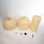 GLOBOSTAR® HIROKA 02046 Boho Κρεμαστό Φωτιστικό Οροφής με Ντουί 1 x E27 AC 220-240V IP20 - Μπεζ - Μ100 x Π100 x Υ110cm - Image 9