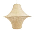 GLOBOSTAR® JUNIPER 02047 Boho Κρεμαστό Φωτιστικό Οροφής με Ντουί 1 x E27 AC 220-240V IP20 - Μπεζ - Μ100 x Π100 x Υ90cm - Image 5