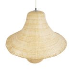 GLOBOSTAR® JUNIPER 02047 Boho Κρεμαστό Φωτιστικό Οροφής με Ντουί 1 x E27 AC 220-240V IP20 - Μπεζ - Μ100 x Π100 x Υ90cm - Image 7