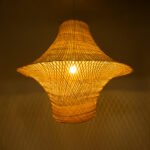 GLOBOSTAR® JUNIPER 02047 Boho Κρεμαστό Φωτιστικό Οροφής με Ντουί 1 x E27 AC 220-240V IP20 - Μπεζ - Μ100 x Π100 x Υ90cm - Image 3