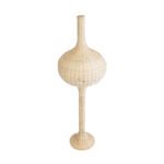 GLOBOSTAR® ALADDIN 02051 Boho Επιδαπέδιο Φωτιστικό με Ντουί 1 x E27 AC 220-240V IP20 - Μπεζ - Μ40 x Π40 x Υ150cm - Image 5