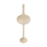 GLOBOSTAR® ALADDIN 02052 Boho Επιδαπέδιο Φωτιστικό με Ντουί 1 x E27 AC 220-240V IP20 - Μπεζ - Μ60 x Π60 x Υ180cm - Image 5