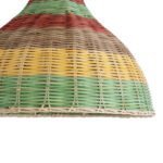 GLOBOSTAR® CABALLEROS 02053 Boho Κρεμαστό Φωτιστικό Οροφής με Ντουί 1 x E27 AC 220-240V IP20 - Πολύχρωμο - Μ40 x Π40 x Υ27cm - Image 8