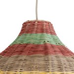 GLOBOSTAR® CABALLEROS 02053 Boho Κρεμαστό Φωτιστικό Οροφής με Ντουί 1 x E27 AC 220-240V IP20 - Πολύχρωμο - Μ40 x Π40 x Υ27cm - Image 9