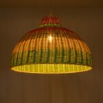 GLOBOSTAR® CABALLEROS 02054 Boho Κρεμαστό Φωτιστικό Οροφής με Ντουί 1 x E27 AC 220-240V IP20 - Πολύχρωμο - Μ70 x Π70 x Υ48cm - Image 3