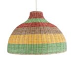 GLOBOSTAR® CABALLEROS 02054 Boho Κρεμαστό Φωτιστικό Οροφής με Ντουί 1 x E27 AC 220-240V IP20 - Πολύχρωμο - Μ70 x Π70 x Υ48cm - Image 5