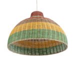 GLOBOSTAR® CABALLEROS 02054 Boho Κρεμαστό Φωτιστικό Οροφής με Ντουί 1 x E27 AC 220-240V IP20 - Πολύχρωμο - Μ70 x Π70 x Υ48cm - Image 6